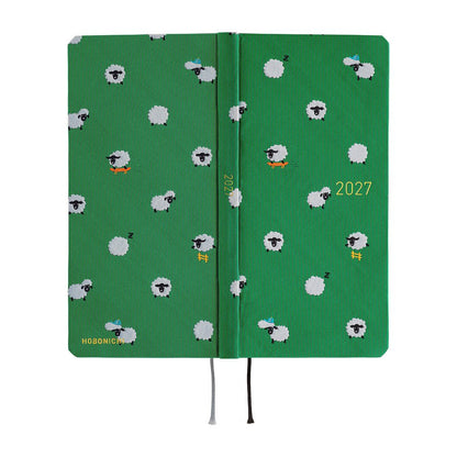 Agenda Hobonichi 2027 Weeks | Bow & Tie: Sheep Sheep Sheep - Hobonichi Techo - millenotes