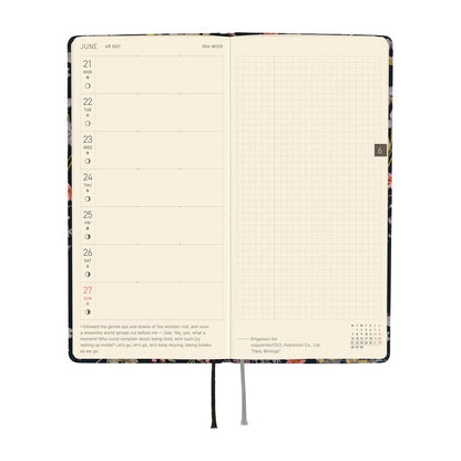 Agenda Hobonichi 2027 Weeks | Liberty Fabrics: Floral Remedy - Hobonichi Techo - millenotes