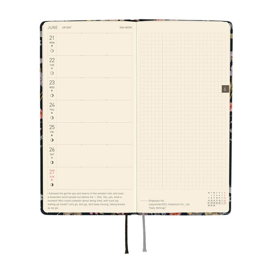 Agenda Hobonichi 2027 Weeks | Liberty Fabrics: Floral Remedy - Hobonichi Techo - millenotes