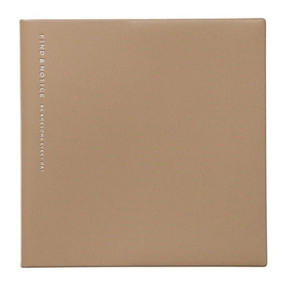 Agenda non daté Log Diary Mark's | Format carré quotidien - Mark's Japan - 5. Marron pastel - millenotes