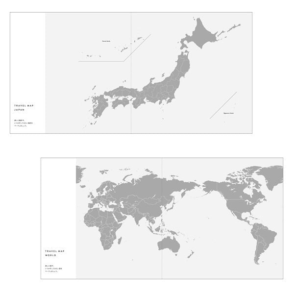 Agenda non daté Log Diary Mark's | Format carré quotidien - Mark's Japan - 7. Ivoire - millenotes