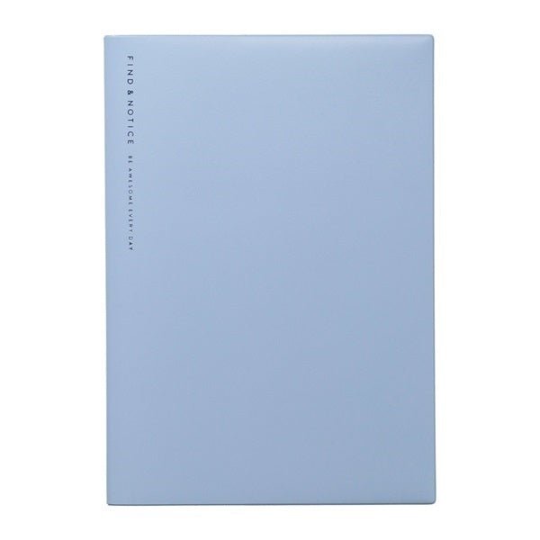 Agenda non daté Log Diary Mark's | Format hebdomadaire - Mark's Japan - 4. Bleu gris pastel - millenotes