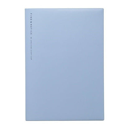 Agenda non daté Log Diary Mark's | Format hebdomadaire - Mark's Japan - 4. Bleu gris pastel - millenotes