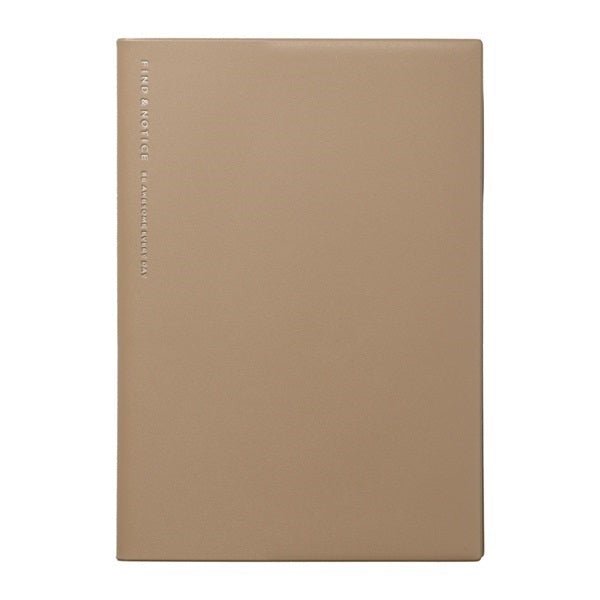 Agenda non daté Log Diary Mark's | Format hebdomadaire - Mark's Japan - 5. Marron pastel - millenotes