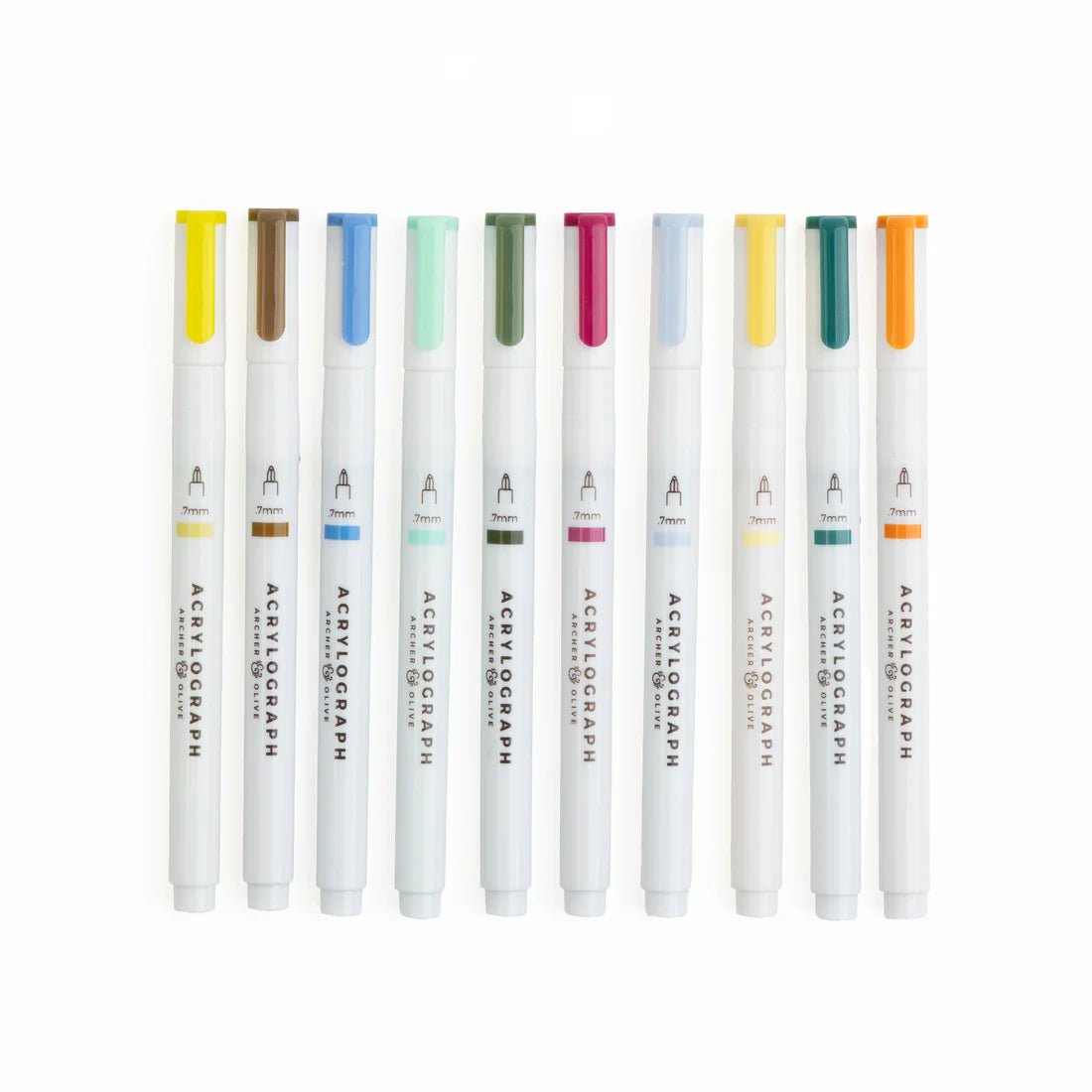 Archer & Olive Feutres Acrylographs | Été 2025 - Archer & Olive - millenotes