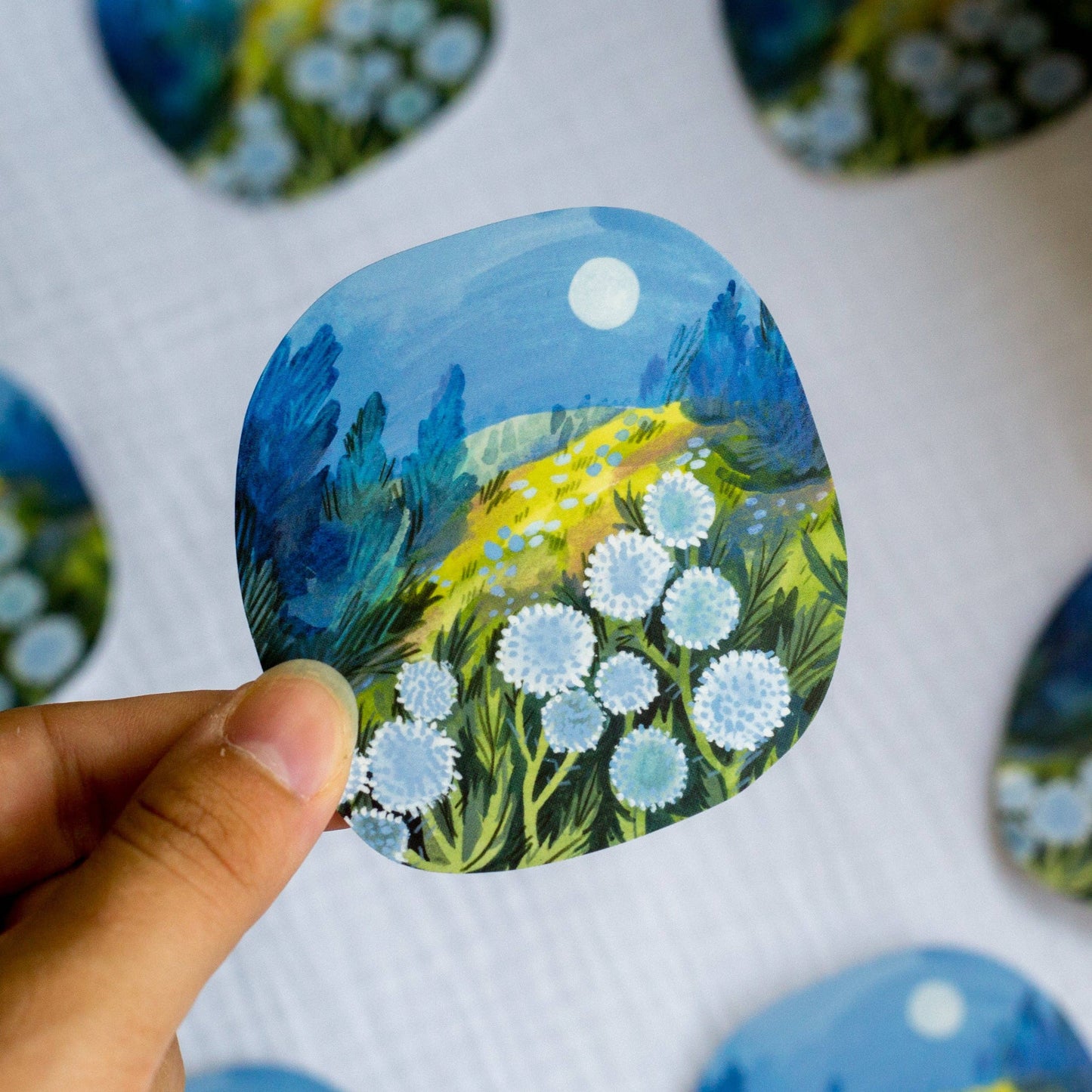 Sticker en vinyle | Wild Pencil Studio | Midnight Meadow