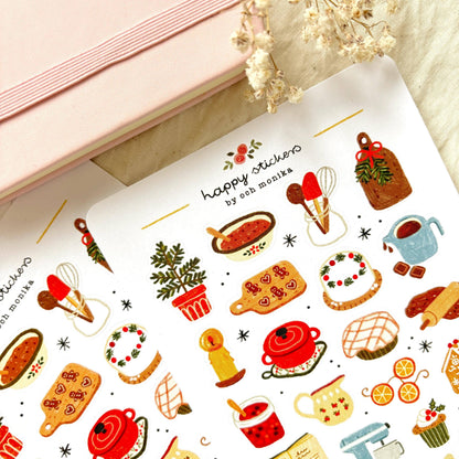 Decorative Stickers | Och Monika | Winter Baking