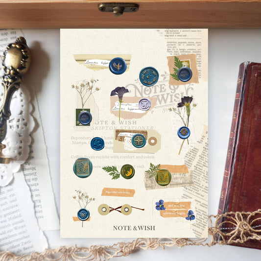 Stickers décoratifs | Note & Wish | Vintage Letter