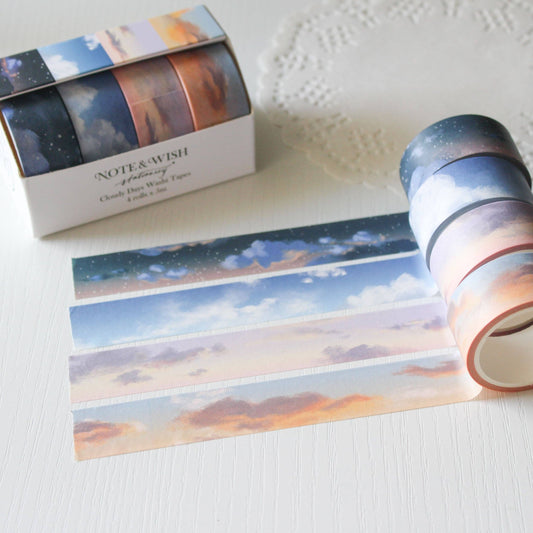 Ensemble de washi tape | Note & Wish | Cloudy Days