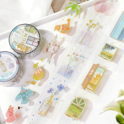 BGM Masking Tape Japonais | Window Scenery - BGM - millenotes