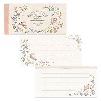 Bloc - notes | Fleurs et chance | Fête - NB Co Ltd - millenotes