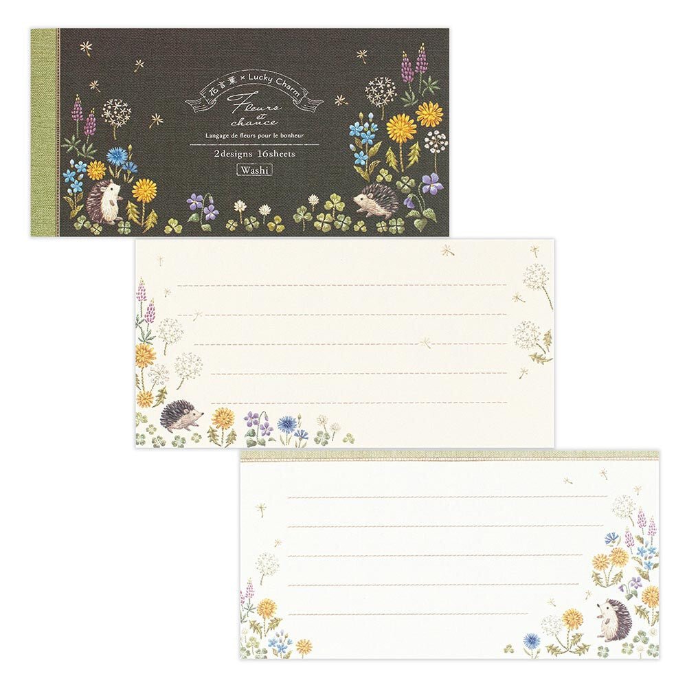 Bloc - notes | Fleurs et chance | Plaisir - NB Co Ltd - millenotes