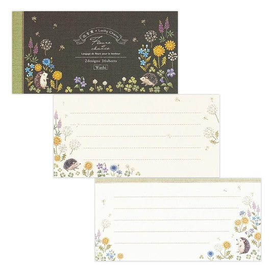 Bloc - notes | Fleurs et chance | Plaisir - NB Co Ltd - millenotes