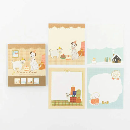 Bloc - notes | Furukawa Shiko | Scène de neige et Chien - Furukawa Shiko - millenotes