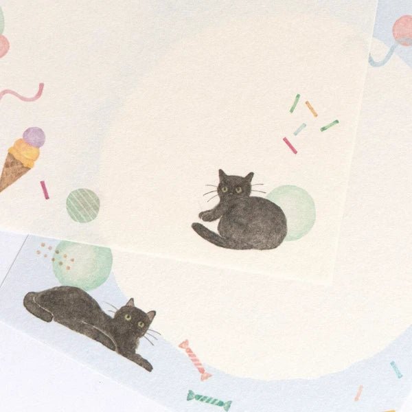 Bloc - notes japonais | Awairo | Chat Noir - NB Co Ltd - millenotes