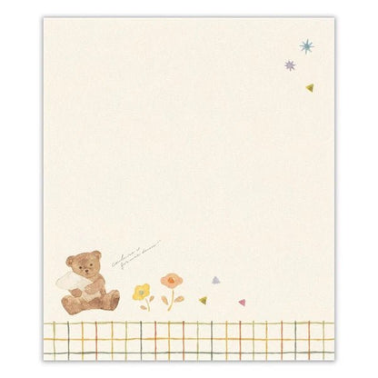 Bloc - notes japonais | Awairo | Ours en Peluche - NB Co Ltd - millenotes