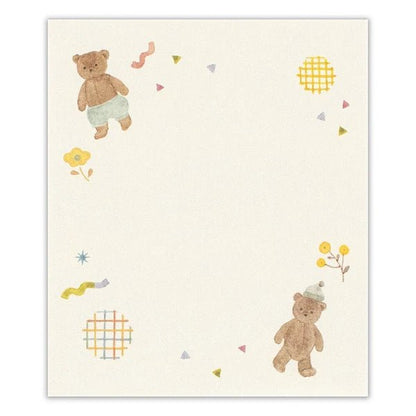 Bloc - notes japonais | Awairo | Ours en Peluche - NB Co Ltd - millenotes