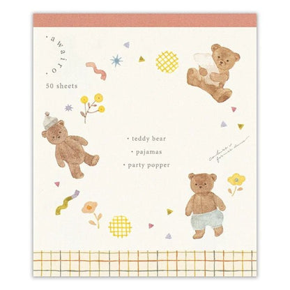 Bloc - notes japonais | Awairo | Ours en Peluche - NB Co Ltd - millenotes