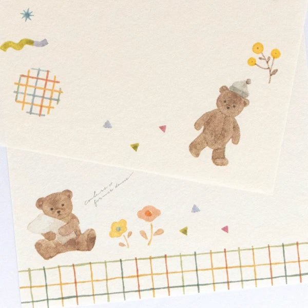 Bloc - notes japonais | Awairo | Ours en Peluche - NB Co Ltd - millenotes