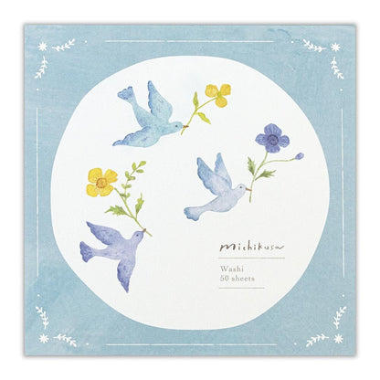 Bloc - notes japonais | Michikusa | Oiseau Bleu - NB Co Ltd - millenotes