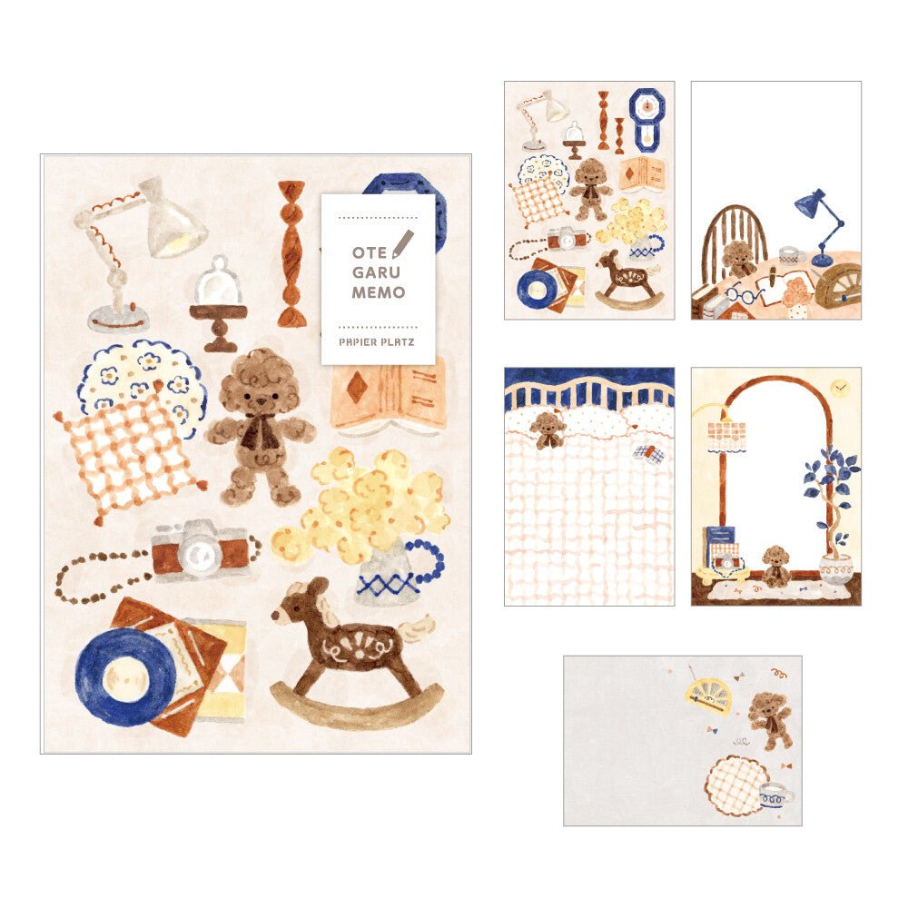 Bloc-notes | Papier Platz | Peluches | Caniche - Papier Platz - millenotes