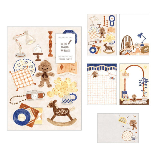Bloc-notes | Papier Platz | Peluches | Caniche - Papier Platz - millenotes
