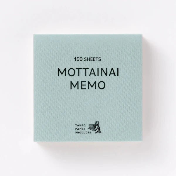 Bloc - notes TAKEO PAPER | MOTTAINAI MEMO | Papier Texturé | Var. 16 - TAKEO PAPER - millenotes