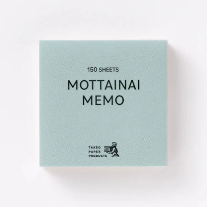 Bloc - notes TAKEO PAPER | MOTTAINAI MEMO | Papier Texturé | Var. 16 - TAKEO PAPER - millenotes