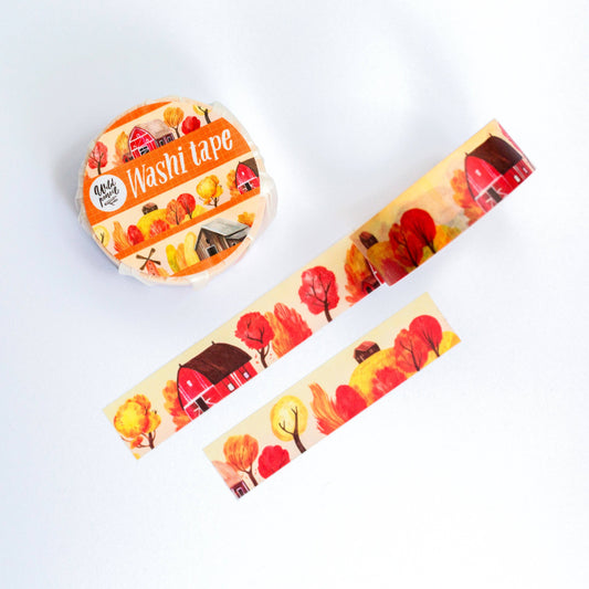 Washi Tape | Wild Pencil Studio | Autumn Landscape