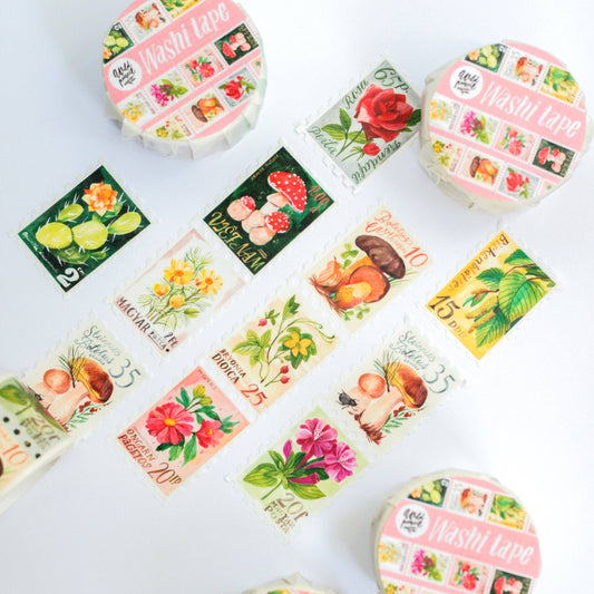 Washi Tape | Wild Pencil Studio | Botanical Stamps