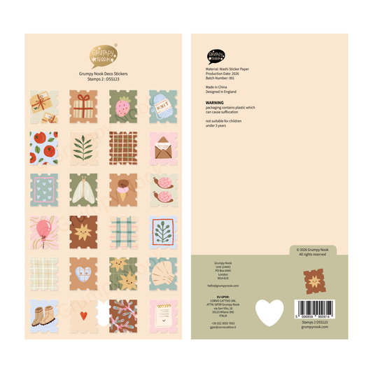 Stickers décoratifs | Grumpy Nook | Stamps 2
