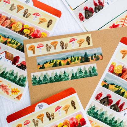 Decorative Stickers | Wild Pencil Studio | Autumn Tapes