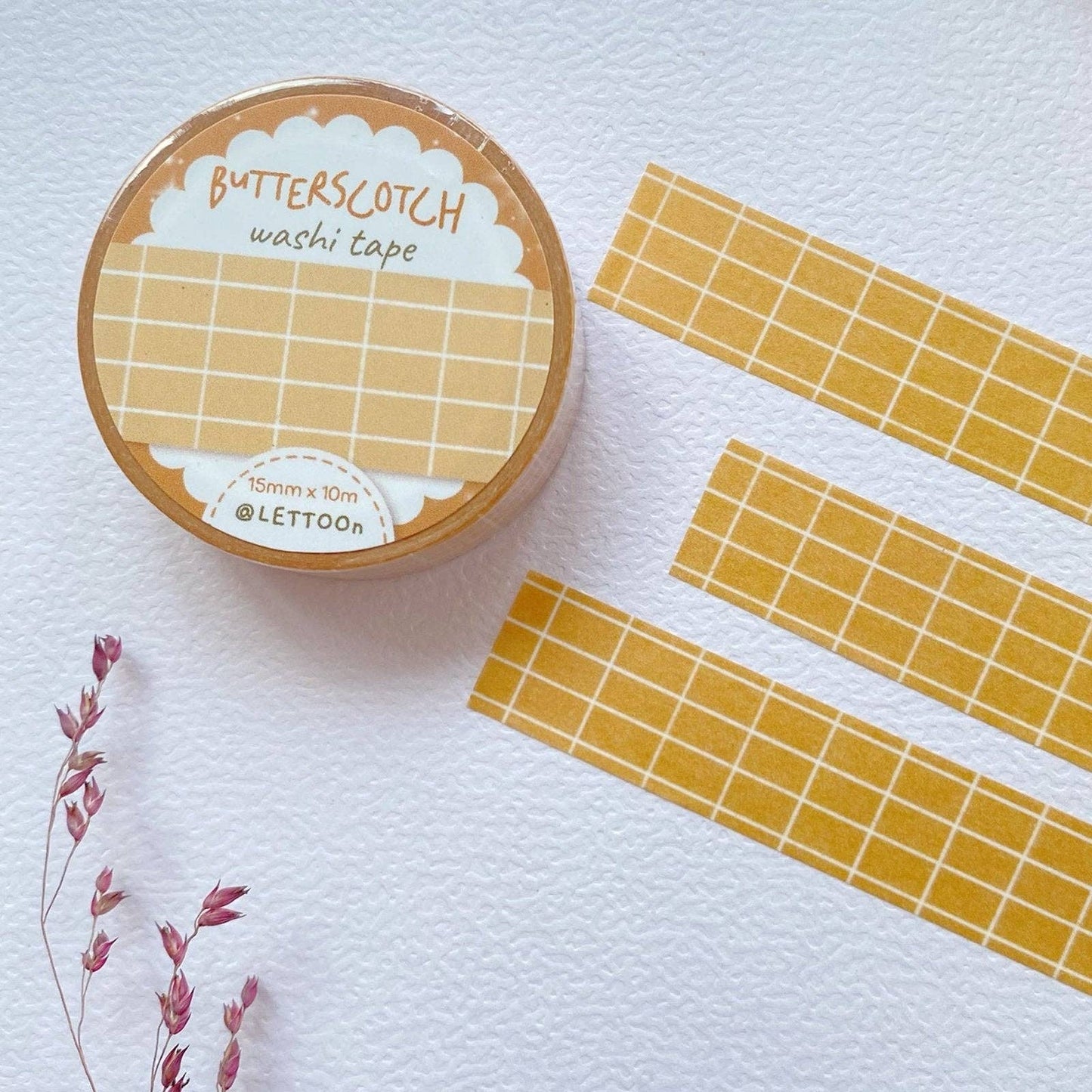 Masking tape | LETTOON | Butterscotch Grid