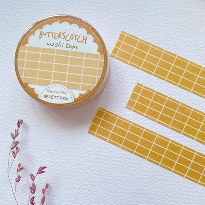 Masking tape | LETTOON | Butterscotch Grid