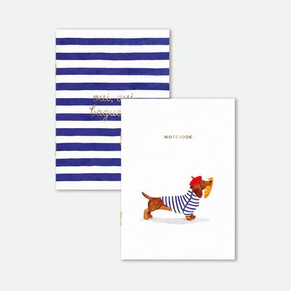 Carnet de Notes | ATWTS | DUO A6 Oui Baguette - All The Ways To Say - millenotes