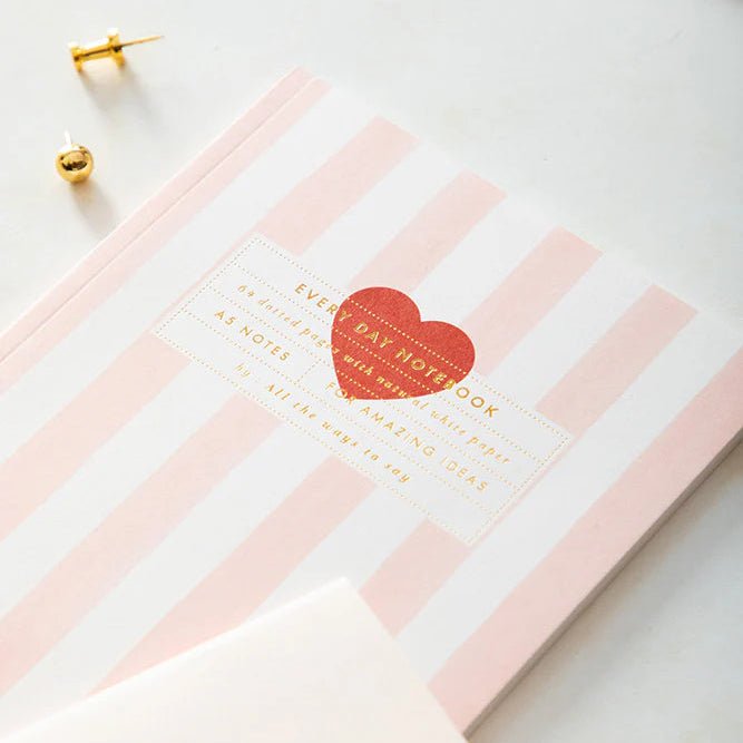Carnet de Notes | ATWTS | Pink Stripes A5 - All The Ways To Say - millenotes