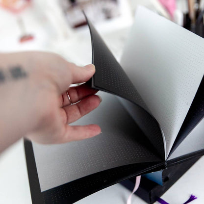 Carnet de notes | Aura notebook A5 | MONOCHROME SLIM - Aura notebook - millenotes