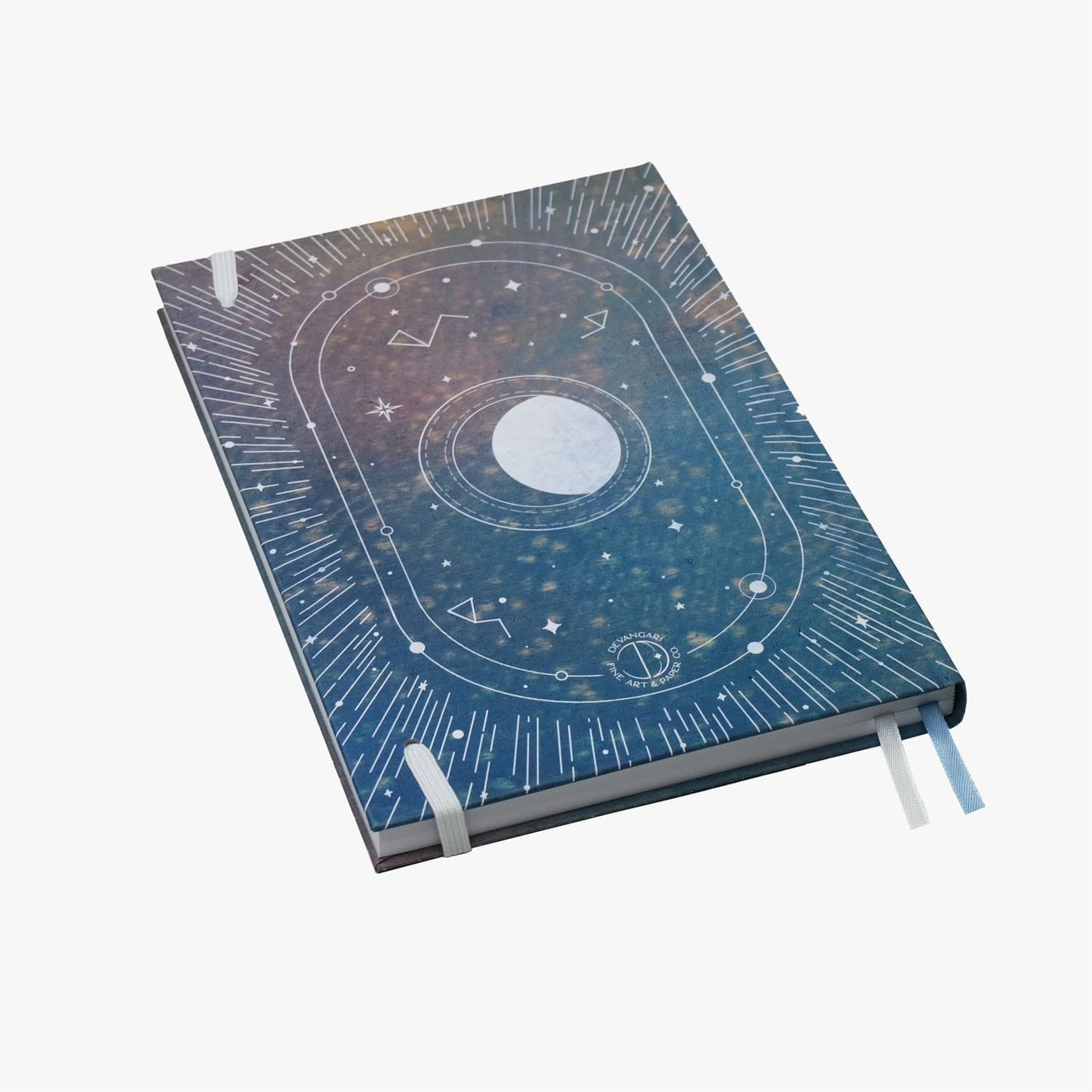 Carnet de Notes Celestial | Idéal pour Bullet Journal, 150g, A5 Pointillé - Devangari - art - millenotes