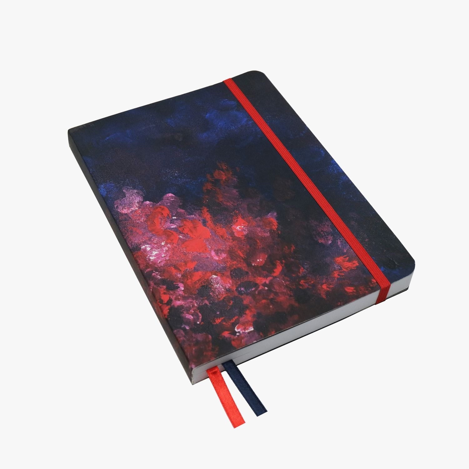 Carnet de Notes | Fire in the Night | Idéal pour Bullet Journal, A5 Pointillé 120g - Devangari - art - millenotes