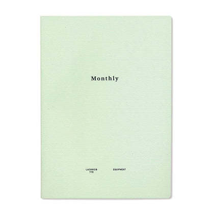 Carnet de notes - MONTHLY | Laconic Style Notebook - LACONIC - millenotes