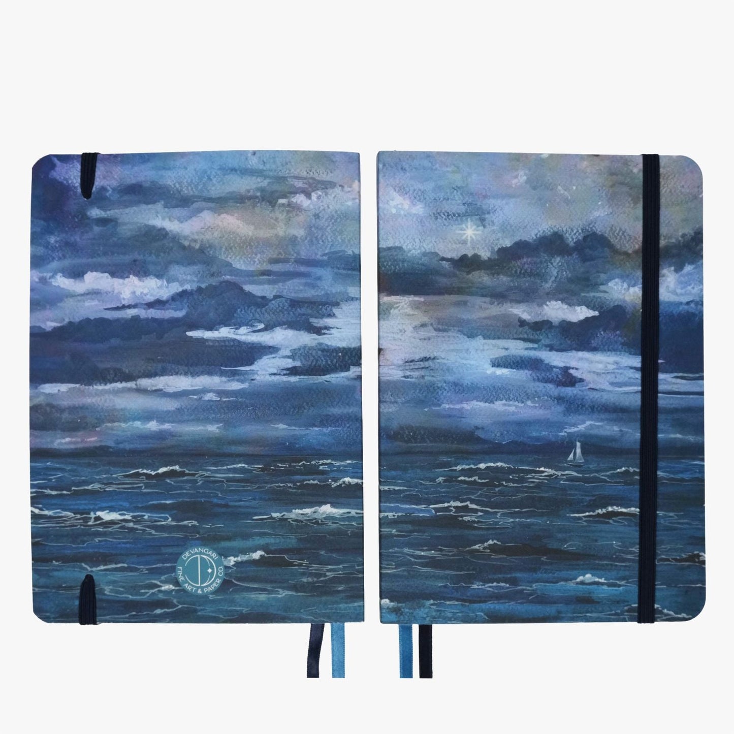 Carnet de Notes | Sailor's Tale | Idéal pour Bullet Journal, A5 Pointillé 120g - Devangari - art - millenotes