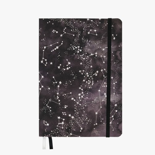 Carnet de Notes Starry Night | Idéal pour Bullet Journal, A5 Pointillé 120g - Devangari - art - millenotes