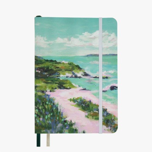 Carnet de Notes | Summer Coast | Idéal pour Bullet Journal, A5 Pointillé 120g - Devangari - art - millenotes