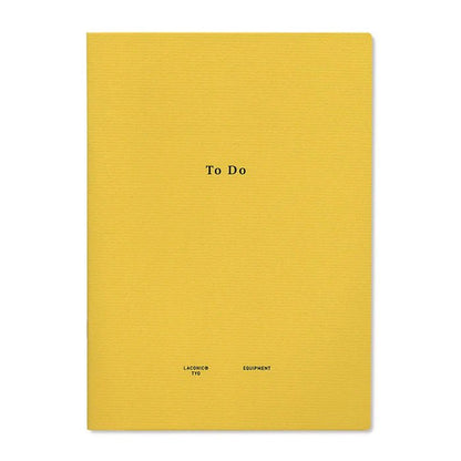 Carnet de notes - TO DO | Laconic Style Notebook - LACONIC - millenotes