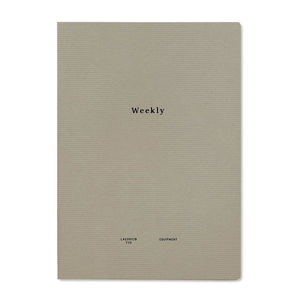 Carnet de notes - WEEKLY | Laconic Style Notebook - LACONIC - millenotes