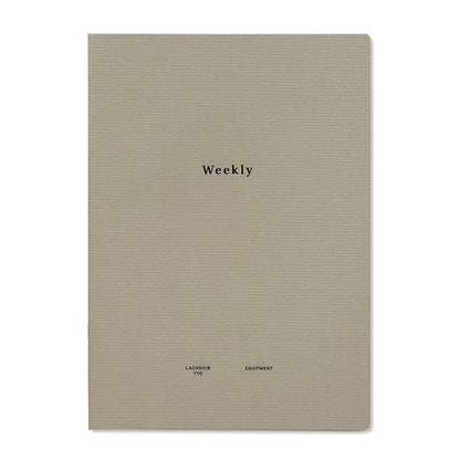 Carnet de notes - WEEKLY | Laconic Style Notebook - LACONIC - millenotes