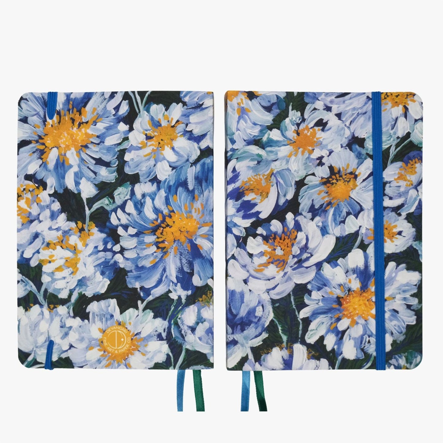 Carnet de Notes | Windy Daisies | Idéal pour Bullet Journal, A5 Pointillé 120g - Devangari - art - millenotes