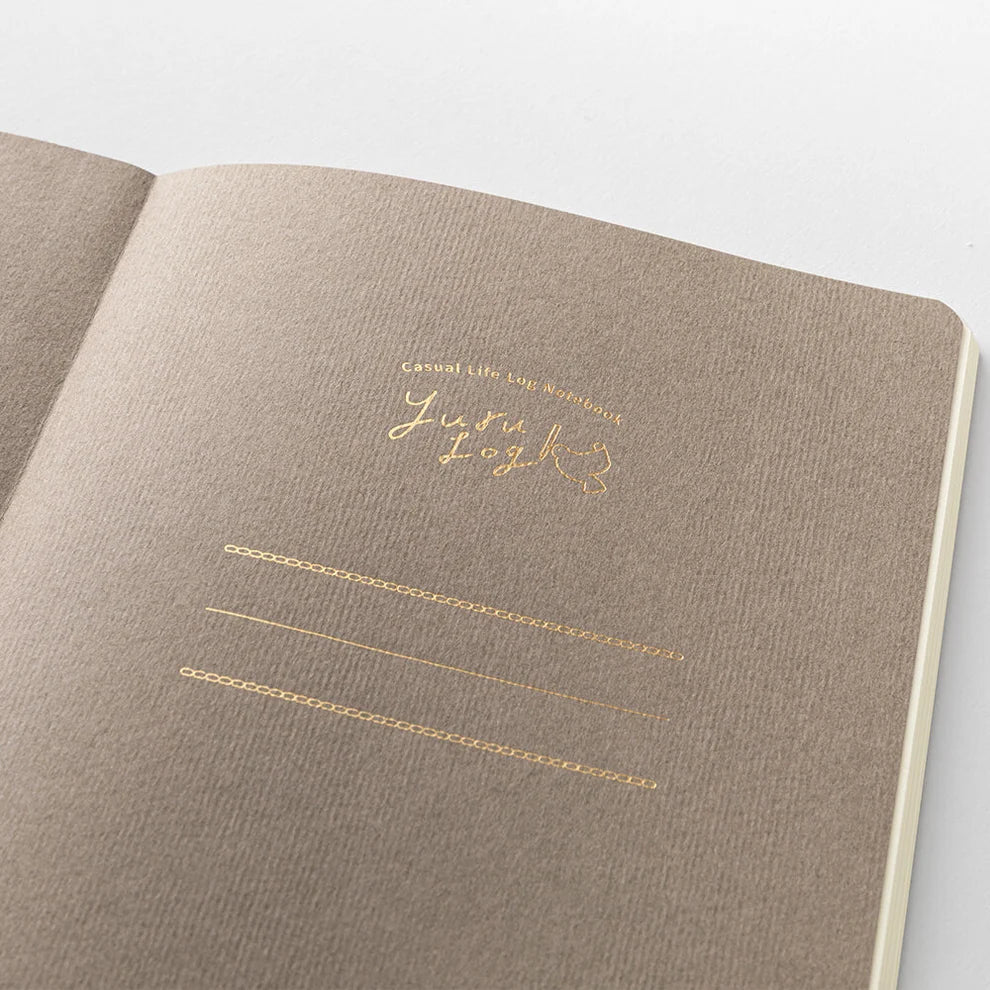 Carnet illustré Yuru Log B6 | MIDORI | Floral - Midori - millenotes