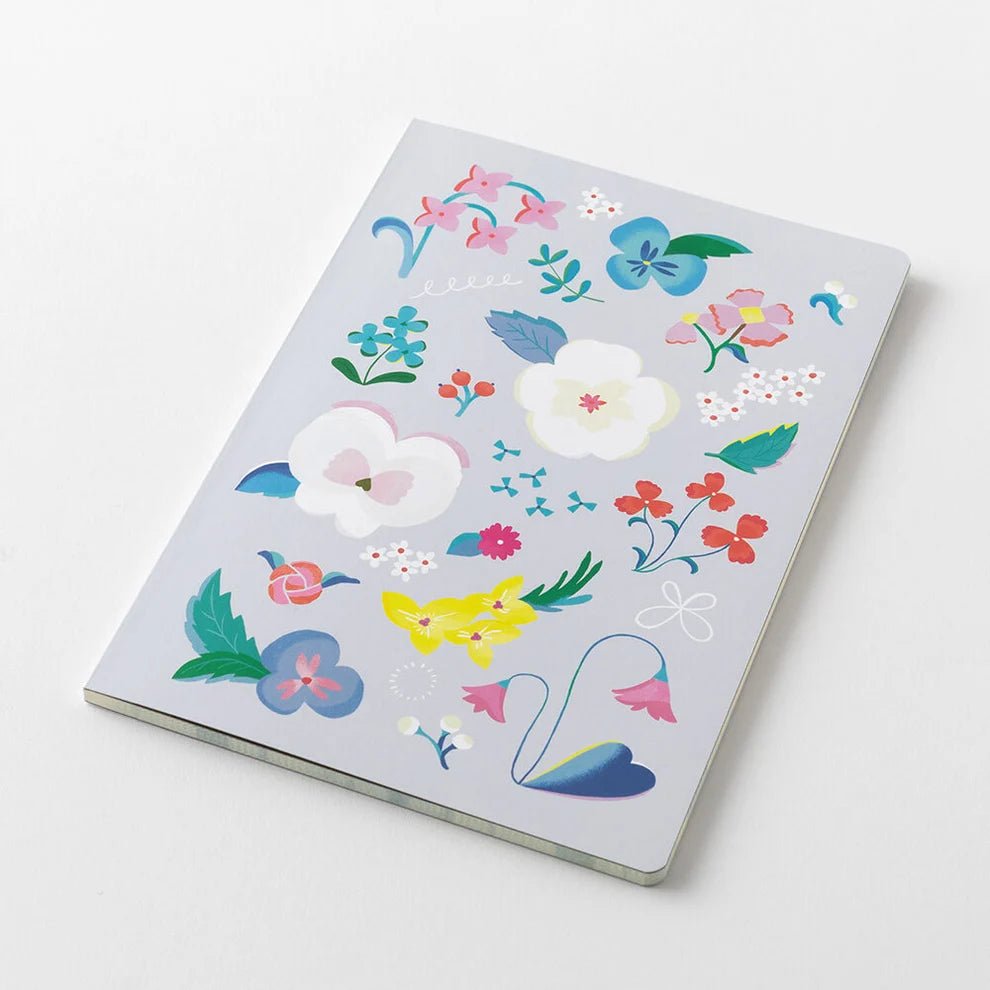 Carnet illustré Yuru Log B6 | MIDORI | Floral - Midori - millenotes