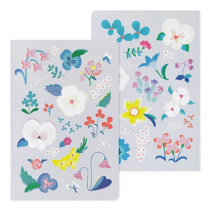 Carnet illustré Yuru Log B6 | MIDORI | Floral - Midori - millenotes
